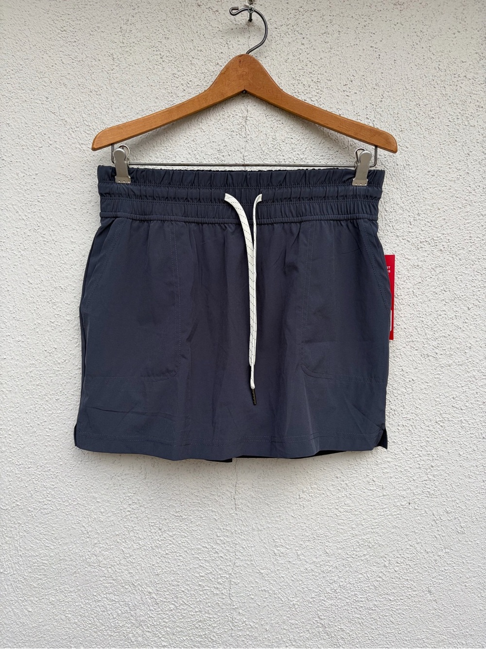 Bally Navy Drawstring Athletic Skort with Pockets Women’s Size S